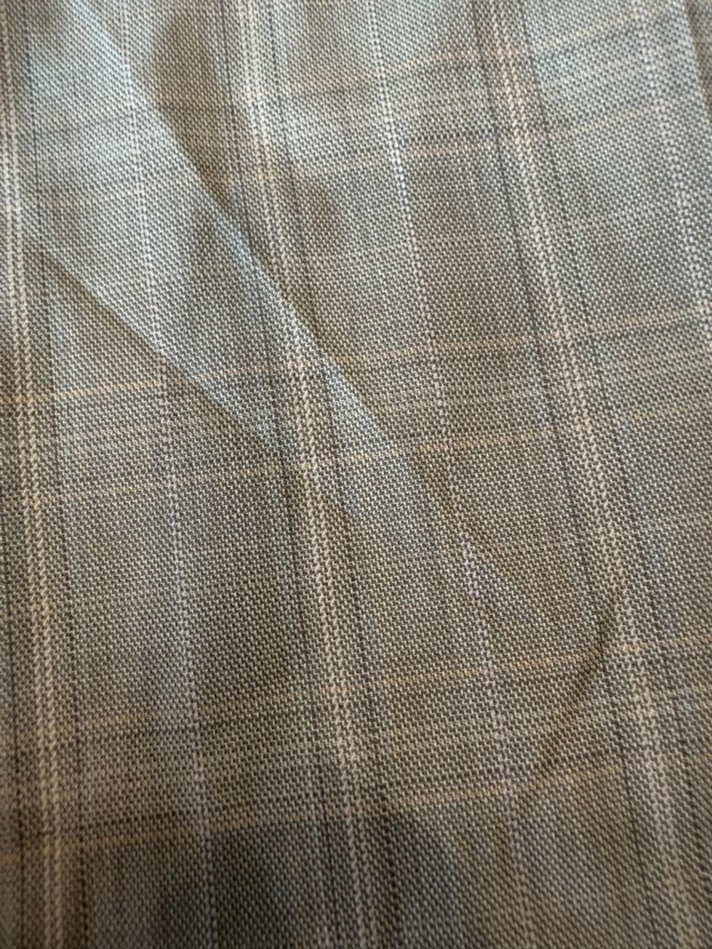Vintage Zignone Men's Light Tan Plaid Dress Pants Made in Italy 34 Wool